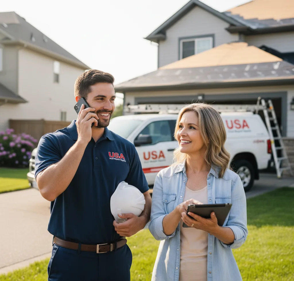 USA Roof Repair Experts customer support in Tiburon